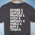 Reindeer and Alcohol List Unisex T-Shirt - Dark Grey Heather